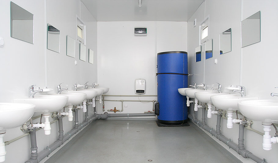 kontener sanitarny umywalkowy wnętrze